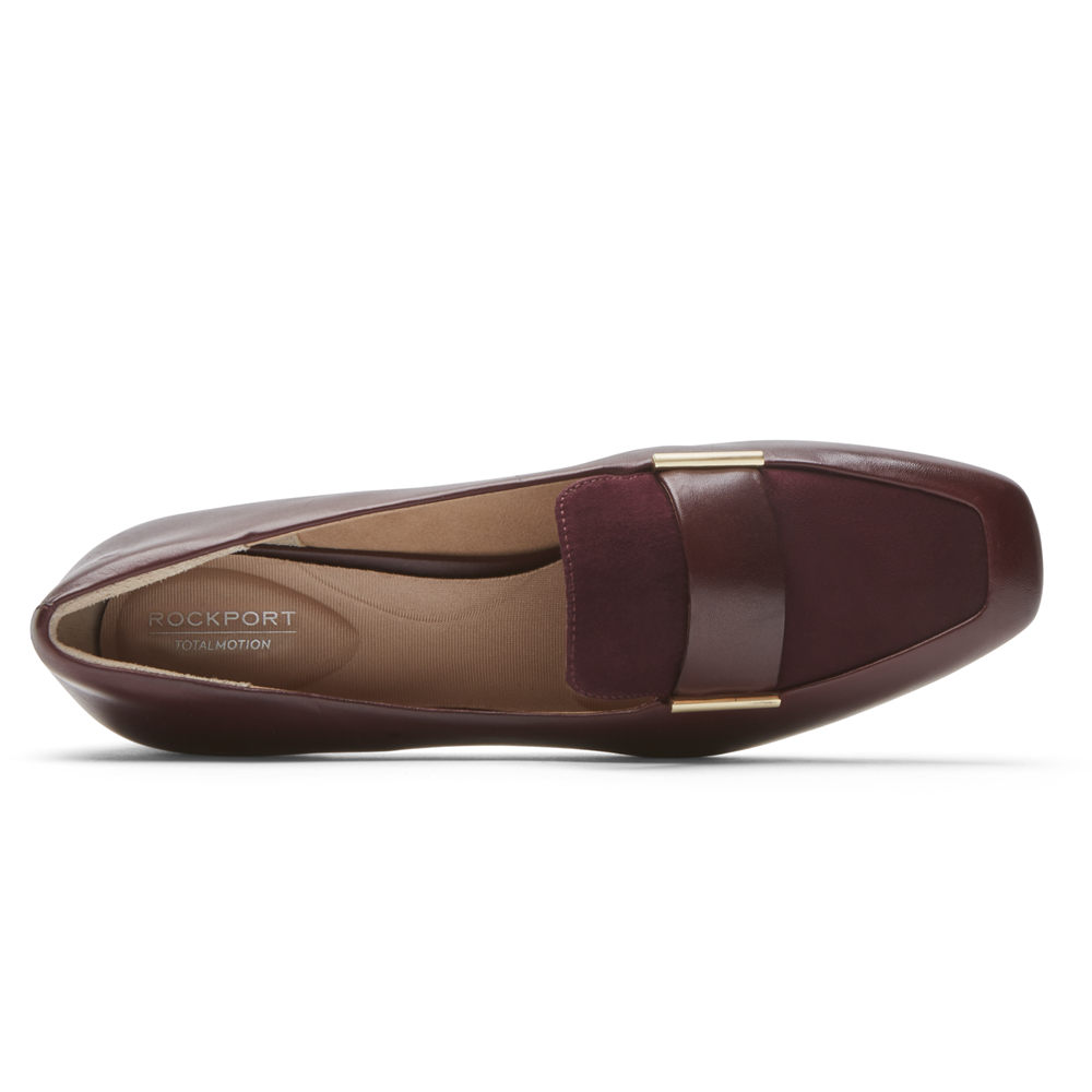 Rockport Loafers Dame Burgunder - Total Motion Esma - FBGX87604